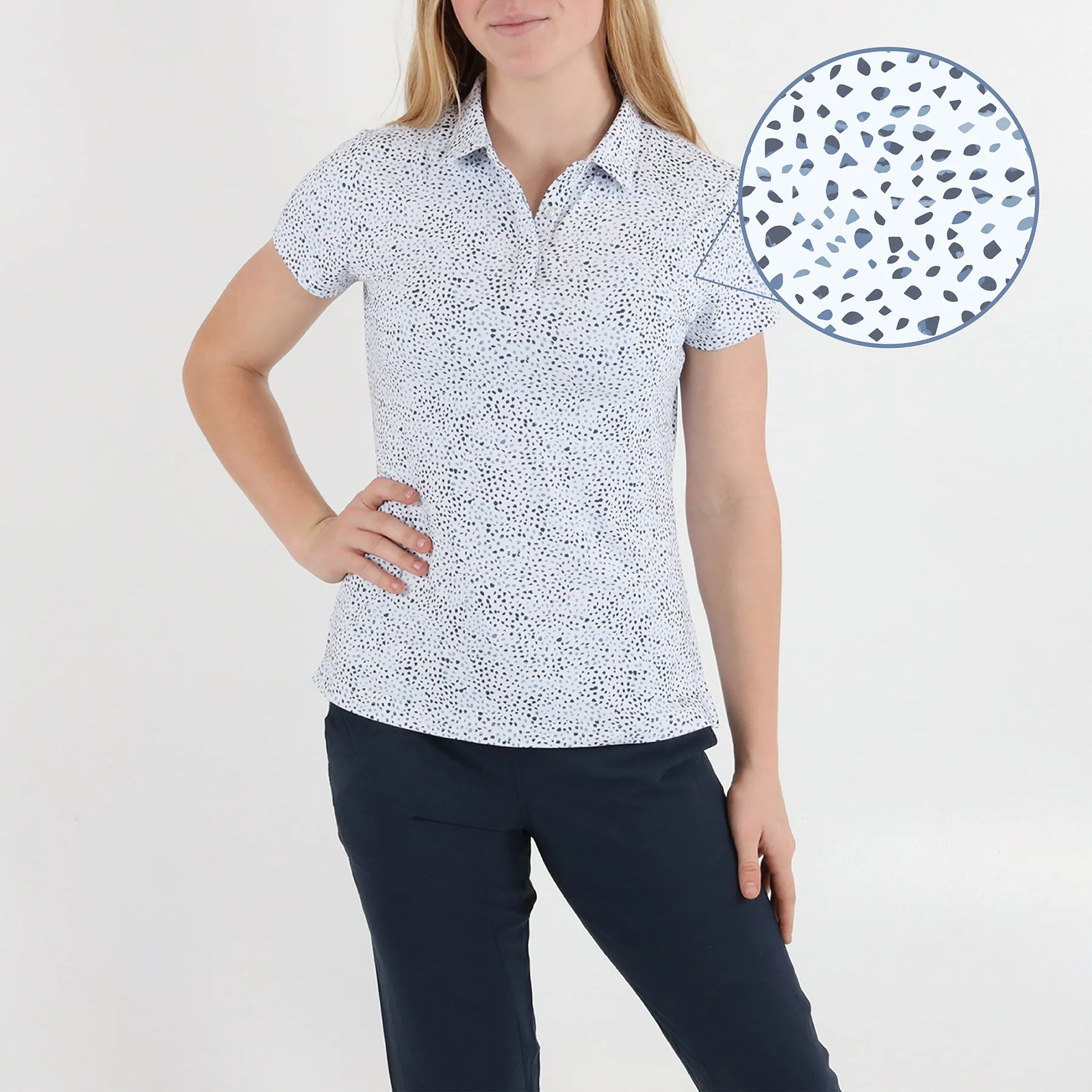 Lady Traces Polo - White
