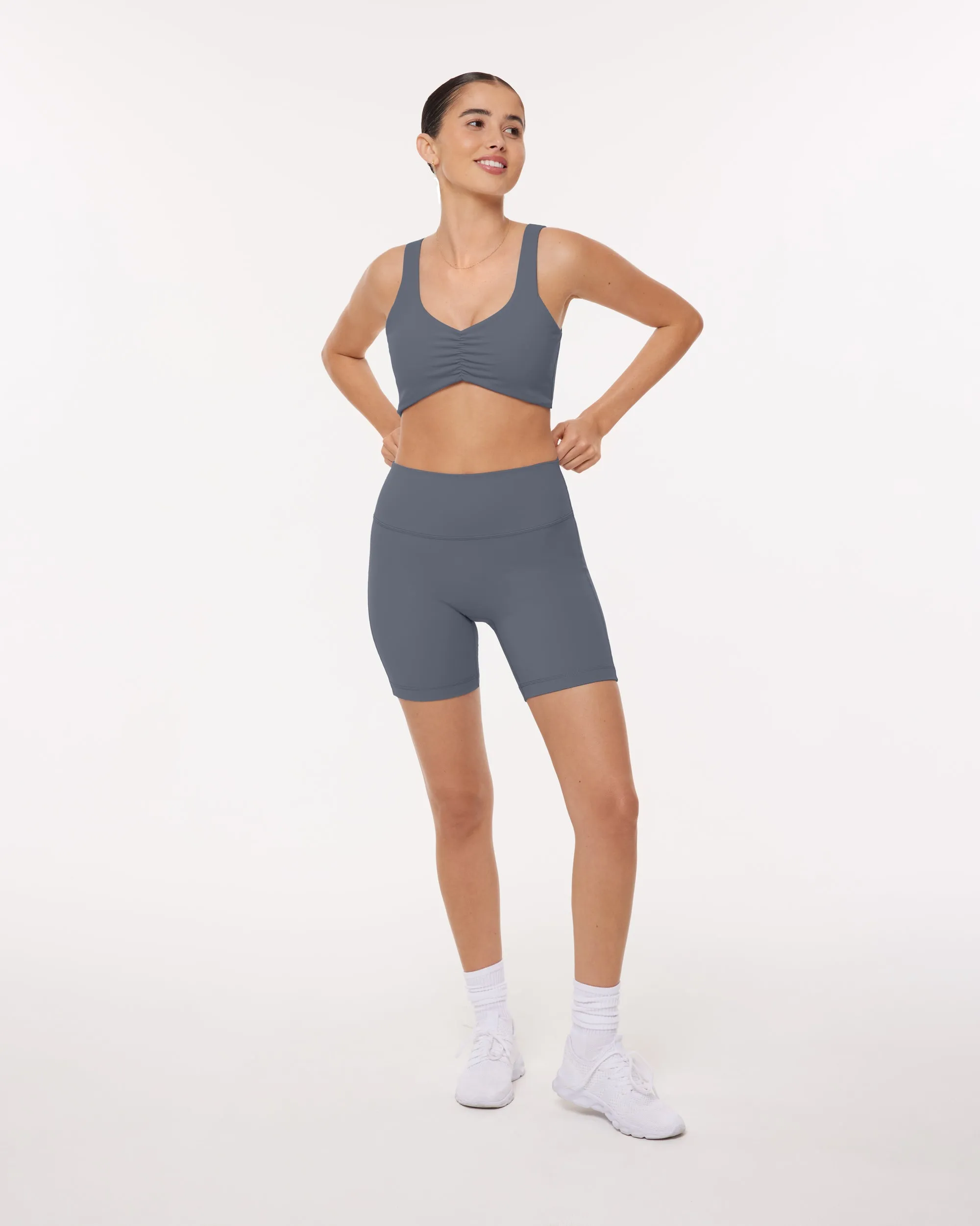Low-Impact Scrunch Padded Sports Bra