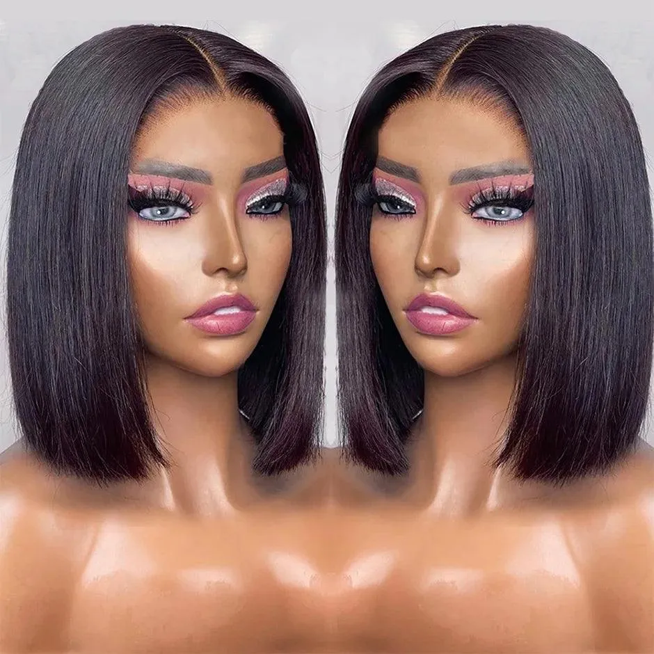 Wear And Go Human Hair Bob Wig: Premium Quality, Effortless Style & Comfort